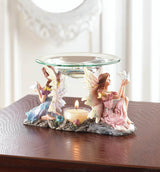 Twin Fairies Oil Warmer - crazydecor