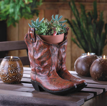 Cowboy Boot Planter - crazydecor