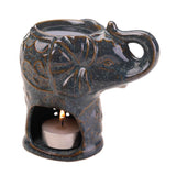 Ceramic Elephant Oil Warmer - crazydecor