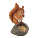 Red Squirrel Bird Feeder - crazydecor