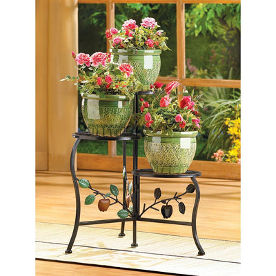 Country Apple Plant Stand - crazydecor