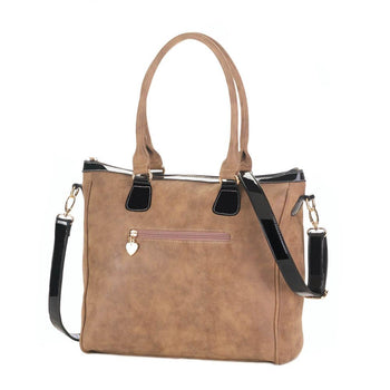 Essential Brown Tote Handbag - crazydecor