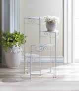 White 4-Tier Plant Stand - DreamyDecor