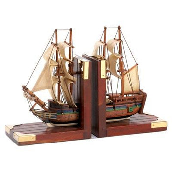 Sailing Schooner Bookends - crazydecor