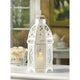 White Lattice Lantern - DreamyDecor