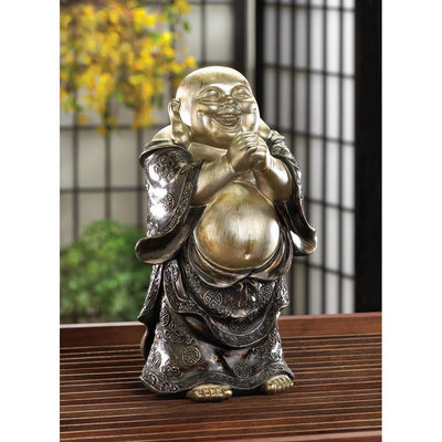 Standing Happy Buddha Figurine - crazydecor