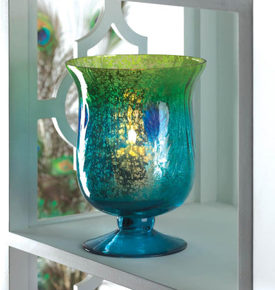 Mediterranean Pedestal Candle Vase - crazydecor