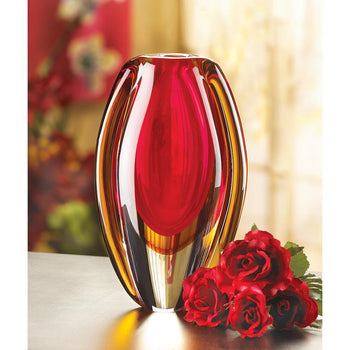 Sunfire Glass Vase - crazydecor