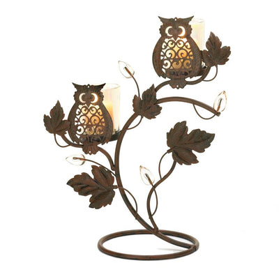 Owl Duo Votive Stand - crazydecor