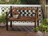 Garden Grove Wood Bench Plant Stand - crazydecor