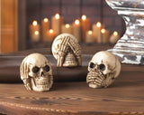 See Hear Speak Skulls Trio - crazydecor