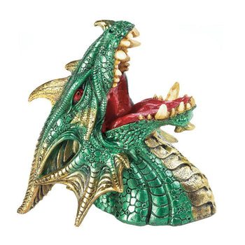 Green Dragon Drinking Wine Holder - crazydecor