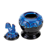 Cobalt Rooster Oil Warmer - crazydecor