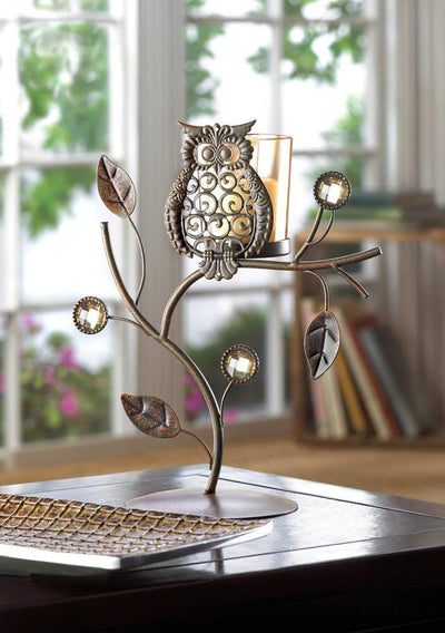 Wise Owl Votive Stand - DreamyDecor