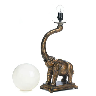 Trumpeting Elephant Globe Lamp - crazydecor