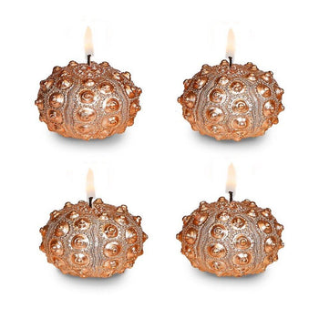 Copper Sea Urchin Candle Set - crazydecor