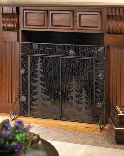 Woodland Wonder Fireplace Screen - DreamyDecor