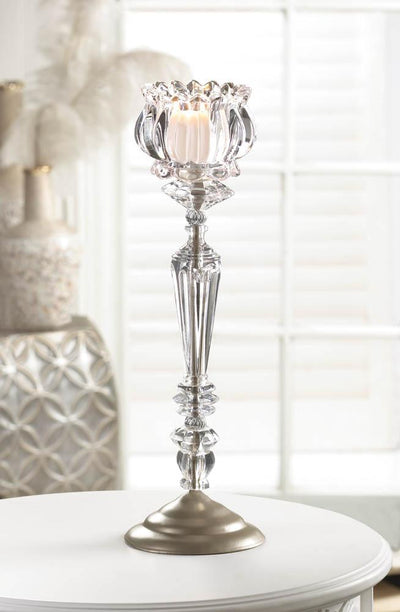 Crystal Flower Candle Stand - crazydecor