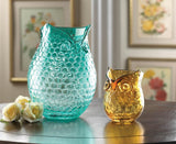 Aqua Pop Owl Vase - crazydecor