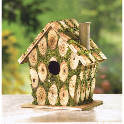 Moss Bird House - crazydecor