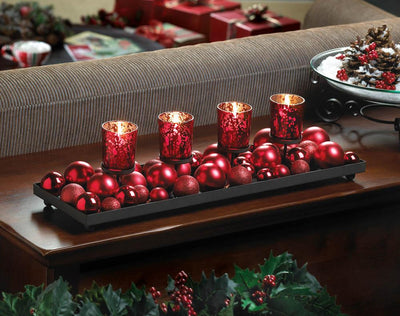 Merry Candle Centerpiece Display - crazydecor