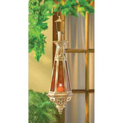 Amber Teardrop Lantern - crazydecor