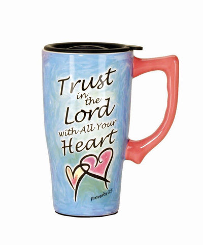 Trust In The Lord Travel Mug - crazydecor