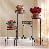 4-Tier Metal Plant Stand - crazydecor