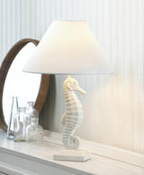 White Seahorse Table Lamp - DreamyDecor