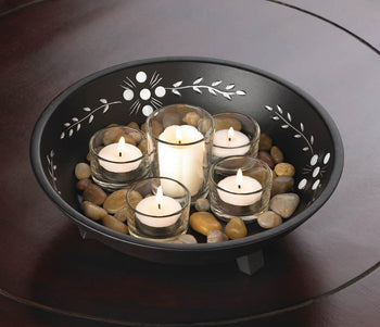 Decorative Candle Bowl Set - crazydecor