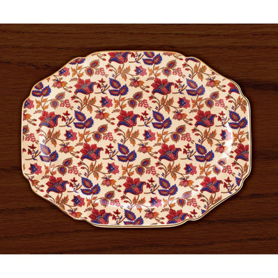 Jaipur Cream Serving Platter - crazydecor