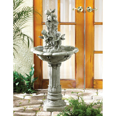 Cherub Garden Fountain - crazydecor