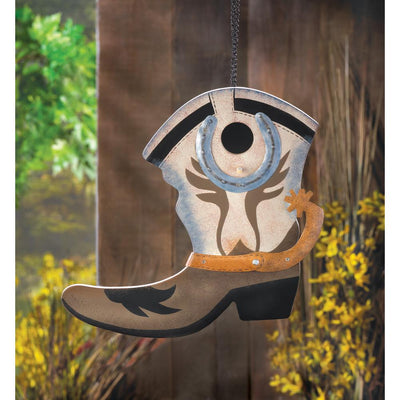 Western Boot Birdhouse - DreamyDecor