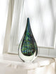 Peacock Art Glass Sculpture - crazydecor