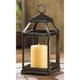 Rustic Silver Contemporary Candle Lantern - crazydecor