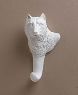 White Wolf Wall Hook - DreamyDecor