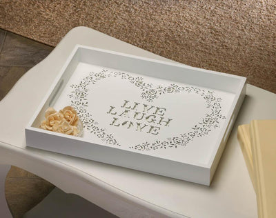 Live Laugh Love Tray - crazydecor