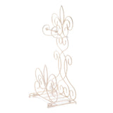 Fleur De Lis Standing Toilet Paper Holder Rack - crazydecor