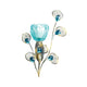 Peacock Blossom Single Sconce - crazydecor