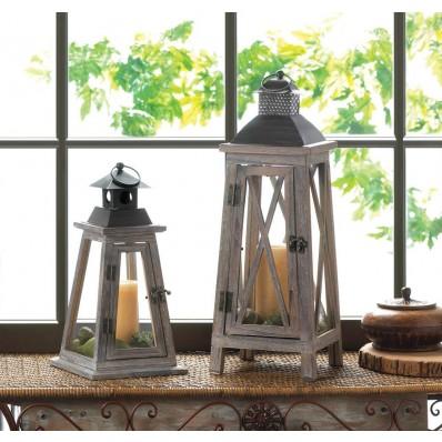 Watchtower Wood Candle Lantern - DreamyDecor