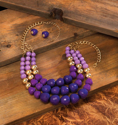 Radiant Orchid Jewelry Set - crazydecor