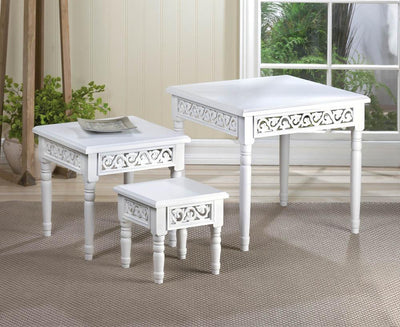 Floret Nesting Accent Tables Trio - crazydecor