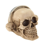 Rockin’ Headphone Skull Figurine - crazydecor