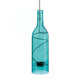 Blue Bottle Hanging Candle Holder - crazydecor