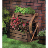 Wagon Wheel Double-Tier Planter - DreamyDecor