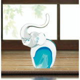 Art Glass Elephant Figurine - crazydecor