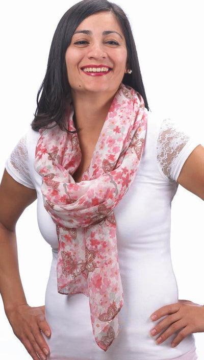 Butterfly Fields Fashion Scarf - crazydecor