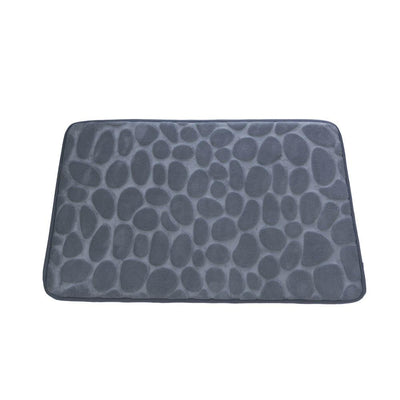 Stone Gray Floor Mat - crazydecor