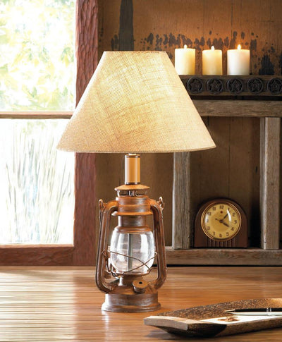 Vintage Camping Lantern Table Lamp - DreamyDecor