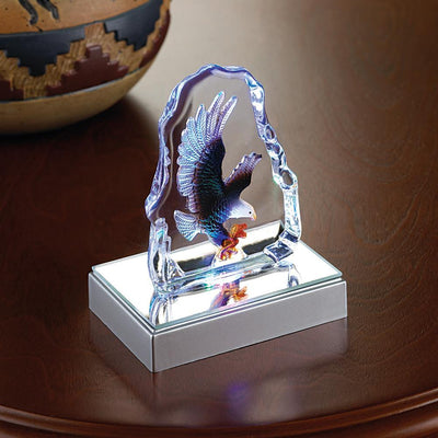 Eagle Crystal Sculpture - crazydecor